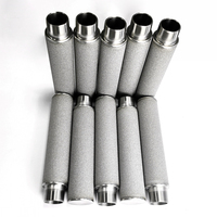 Filtration de l'air 0.2 0.25 0.5 1 2 5 10 microns Um acier inoxydable 316 diffuseur de gaz poreux fritté Ss Sparger