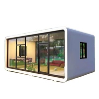 Maison de conteneur préfabriquée en acier, contemporaine, modulaire, légère, durable, imperméable, écologique, avec structure en acier, 20 pieds, 40 pieds, bureau