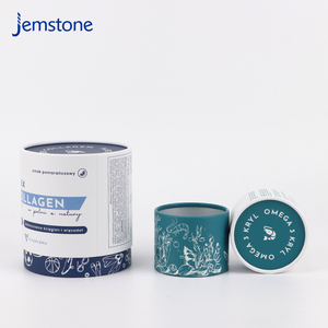 Custom Eco Friendly Kraft <b>Cardboard</b> Medicine Cylinder Capsules Protein Powder Food Supplements Paper Tube Packaging - Product Image 3