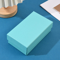 Cajas de papel minimalistas de primera calidad para joyería, 5 unidades/juego, con esponja para guardar relojes, pendientes, pulseras, collares, regalos de cumpleaños, embalaje