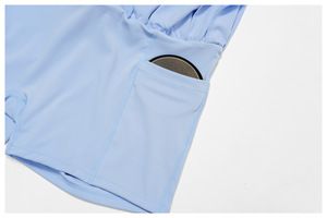 <span class=keywords><strong>Jupe</strong></span> de tennis plissée sportive pour femmes avec short intégré, sensation de peau nue, <span class=keywords><strong>jupe</strong></span>-short athlétique avec doublure anti-exposition, poche latérale - Product Image 5
