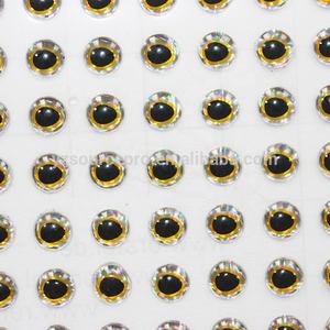 ตาปลอม 3 มิติ สำหรับเหยื่อตกปลา ขายส่ง พร้อมรูม่านตาสีดำ ทำจากพลาสติก สำหรับเหยื่อตกปลา - Product Image 5