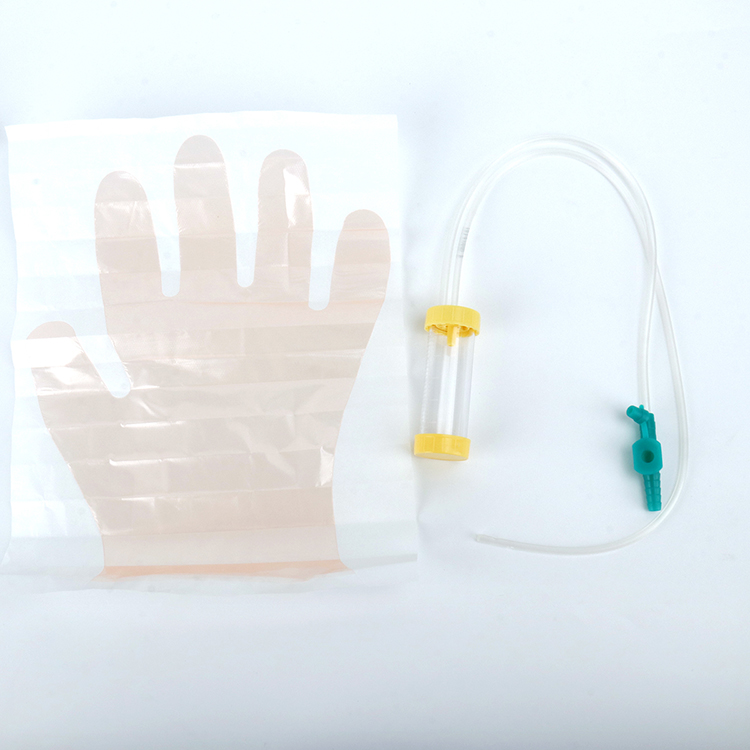 Diferentes tamaños de catéter de succión de esputo Fr 06- Fr 18 de 48 cm extractor de moco estéril médico