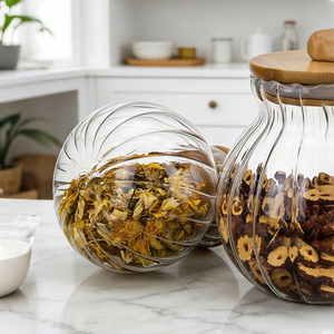Classic Design Borosilicate Glass Storage Jars Set 500ml/900ml/1500ml Freshness Preservation Multifunctional Camping Wedding Use - Product Image 4