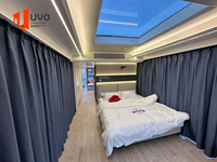 Capsule spatiale de luxe sans installation Bureau mobile Vente de maison Cabine meublée Maisons Villa Maison
