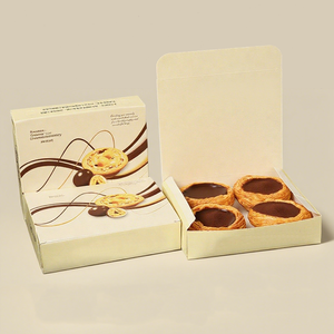 Vente en gros de gâteaux de Noël personnalisés roses, beignets et biscuits, boîte de beignets Pastel de Nata - Product Image 1