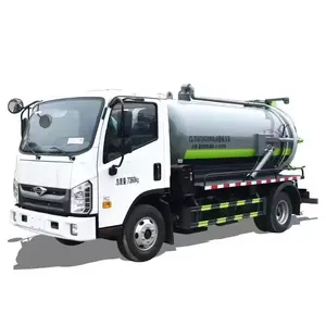 Foton 4x2 Sewage suction Truck LHD/RHD Tanker Sewage vacuum septic tank truck sewage suction For Sale