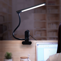 15 lampes LED avec port USB pour protection des yeux, effet miroir, Flexible, idéale pour un bureau ou une Table de chevet