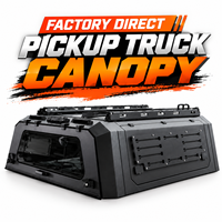 Capot de camion pour Nissan Frontier avec benne de 5 pieds, coque rigide avec rangement verrouillable, étanche et installation sans perçage