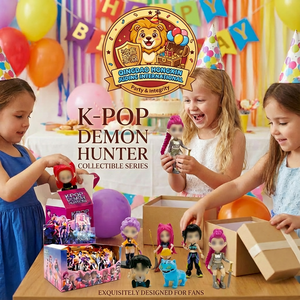 Set di 3 Pezzi Demon Hunters Kpop Girl Group Figure Series Blind Box, Statuette Carine in PVC, Modellini Ornamentali, Giocattoli in Scatole Sorpresa - Product Image 5