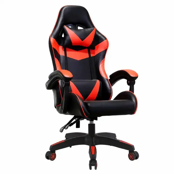 Barato logotipo personalizado ergonómico Silla de juego vinculado reposabrazos azulejo gamer silla de la computadora con reposacabezas ajustable retráctil reposapiés