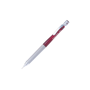 Crayon mécanique HPS-1SR à centre de gravité bas, 0,3 0,4 0,5 0,7 0,9 mm, avec grip moleté en laiton et quatre couleurs de corps transparentes - Product Image 2