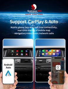 10.25 pouces nouveau Qualcomm 680 pour BMW série 5 F10 F11 F12 Android sans fil Carplay Android AUTO voiture DVD Radio lecteur stéréo - Product Image 2