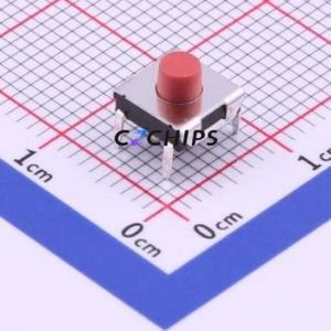 TC-1157-B-E Tactile Switch Through hole Component (THT) Switch Single Pole Single Throw Round Button 1.6N Through Hole - Product Image 1