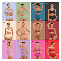 Soutien-gorge grande taille Feelingirl Smooth Contour, plusieurs couleurs, couvrance totale, dissimule la graisse du dos, bralette sans couture pour femmes, soutien-gorge push-up