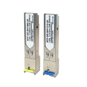 Transceptor Óptico SFP Confiable de 20 Km con Conector LC para Sistema de Switch PoE - Product Image 1
