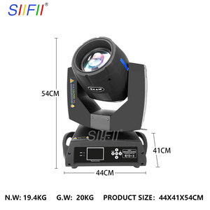 Faro mobile RGBW da 230W di alta qualità per illuminazione scenica per eventi e spettacoli - Product Image 2