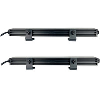 Barre lumineuse LED ultra-résistante à une seule rangée ECE R10 R149 pour tracteur agricole, 20/40 pouces, 32V, ambre et blanc, feux de jour DRL