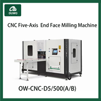 OUWO 2026 Machine de fraisage CNC 5 axes de qualité industrielle, perçage et fraisage verticaux automatiques pour l'industrie des portes et des fenêtres