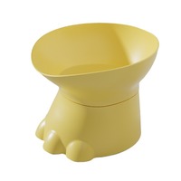 Bol de nourriture pour chat et chien anti-déversement, design jambe de dinosaure, couleur macaron, protection du cou, pour l'eau et la nourriture, vente en gros