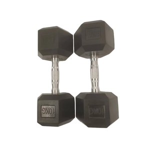 <span class=keywords><strong>Mancuernas</strong></span> Hexagonales Rectas de Goma Negra y Blanca, Juego de Pesas Libres para Gimnasio, 45, 70, 80, 5-100 Libras, 2.5, <span class=keywords><strong>7.5</strong></span> <span class=keywords><strong>kg</strong></span>, Producto Moldeado - Product Image 3