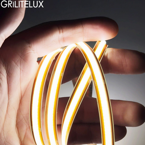Tira de LED COB de Alta Densidad Cortable de 8MM para PCB, 12V/24V, 528LEDs/M, Alto CRI 90, 3000K/4000K/6000K, para Iluminación Debajo de Gabinetes/Hogar - Product Image 1