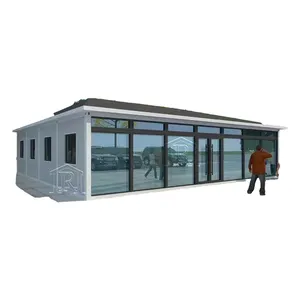 혁신적인 디자인 확장 컨테이너 홈 호텔용 모바일 그린 빌딩 철골 구조 프레임