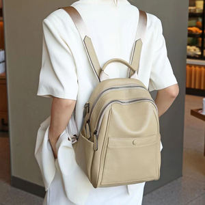 AndoBag - Mochila de Piel Vacuna Auténtica para Mujer, Gran Capacidad, Estilo Casual, para Viajes, Bolso de Hombro Individual 8516 - Product Image 2