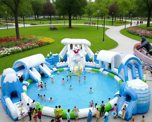 Piscine gonflable, bassin gonflable pour parc aquatique et jeux d'enfants - Product Image 2