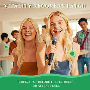 파티 회복 패치 12개입 천연 보충 포뮬러 해피 아워 보조 패치 파티 수분 보충 음주 회복 패치 - Product Image 6