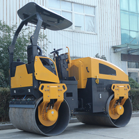 Compacteur routier vibrant certifié CE EPA 1T-6T à double tambour, moteur Huade, vente directe usine, garantie fiable