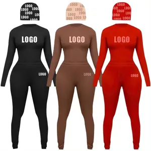 Winter Long Sleeve Brown Sexy Bodycon Jumpsuit Women 1 Piece Outfit White Black Jumpsuit Female Lady