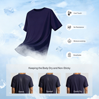 Camiseta Deportiva Vractive para Hombre, Manga Raglán, Secado Rápido, Transpirable, Spandex/Nylon, Ligera, Cómoda, para Gimnasio, Running y Fitness