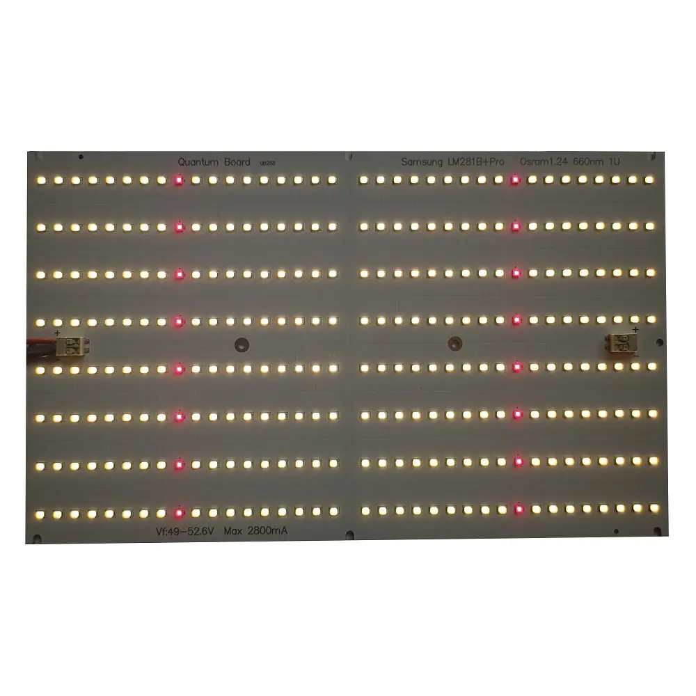 LED Crescer Luz PCBA Samsung LM281B Everlight 660nm QB288 PCB Para Interior Crescer Luz