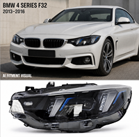 Ensemble de phares LED OLIVER, rénovation avec lentilles de projecteur à double faisceau, clignotants séquentiels pour BMW Série 4 F32 2013-2016