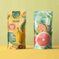 Op maat gemaakte verpakking met logo, geurdicht plastic zakje voor gedroogde mango, droge voedselverpakking, zipzak voor koffie en dierenvoer