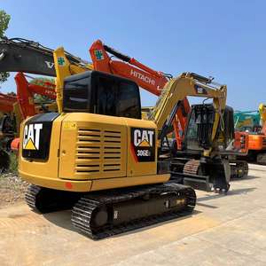 Mini-pelles CAT306e2 d'occasion en construction à basse heure Excavadora Cat 306e2 Original Painting 307e2 308e2 Machinery - Product Image 4