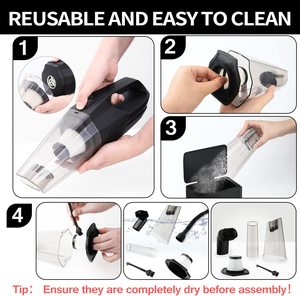 <span class=keywords><strong>2023</strong></span>, venta directa de fábrica, limpiador de automóviles, succión fuerte en seco y húmedo, aspiradora de automóviles de alta potencia de 120W, suministros para automóviles - Product Image 6