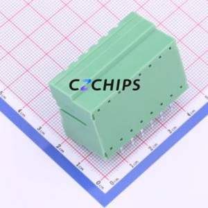 KF2EDGRHM-5.08-2*6P Plug-in Terminal Block Bent Lead Through Hole,P=5.08mm Board-to-Board / Socket - Closed Screw Fixing 2x6P - Product Image 2