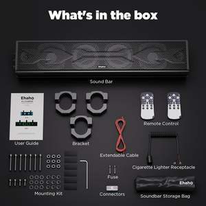 Barra <span class=keywords><strong>de</strong></span> <span class=keywords><strong>Sonido</strong></span> con Subwoofer BT y Luces LED RGB <span class=keywords><strong>de</strong></span> Grado Marino IP66, Forma Cuadrada, Precio Competitivo - Product Image 5