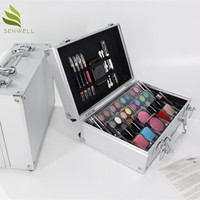 Kit de maquillage professionnel végétalien multicolore facile à utiliser, mini-kit de maquillage tout-en-un