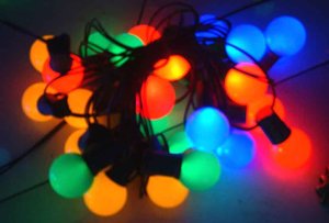 Cadena de bombillas <span class=keywords><strong>Led</strong></span> de 25 pies G40 Socket <span class=keywords><strong>Led</strong></span> Decoración Diwali Luces <span class=keywords><strong>E14</strong></span> Socket Luces de Navidad Guirnalda Navidad - Product Image 3