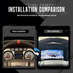 Tableau de bord numérique pour Ford F150 2009-2014, écran LCD complet de 13,1 pouces, mise à niveau du tableau de bord, système Linux, cockpit virtuel - Product Image 3