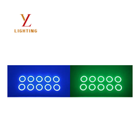 Nouvelles lampes à faisceau 80W RGBWAUV vert et blanc chaud (lot de 10) pour éclairage de fond DJ et disco avec contrôle DMX512