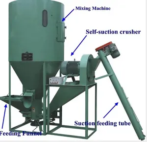 Vendita calda di Pollo Mangimi Mixer Mulino/Cibo Macchine di Produzione/Pollame linea di Alimentazione Mixer Macchine