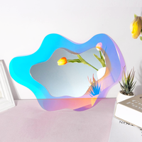 Miroir décoratif en acrylique, miroir mural personnalisé, autocollant de miroir mural, miroir incassable