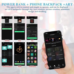 Arimepi Led <b>Backpack</b> 20-39L Softback With Display For Daily Use - Product Image 6