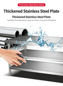 Mesa <span class=keywords><strong>de</strong></span> <span class=keywords><strong>Trabajo</strong></span> <span class=keywords><strong>de</strong></span> Acero Inoxidable para Restaurantes, Mesas Comerciales para Cocina, Mesa <span class=keywords><strong>de</strong></span> Laboratorio - Product Image 3