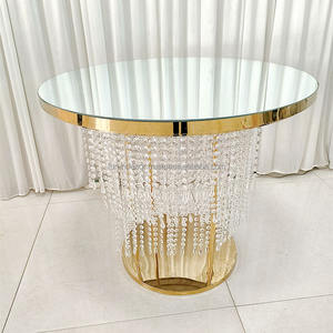 Pendentif en cristal de table ronde personnalisé Furun pour les mariages Ameublement et décorations de maison - Product Image 1