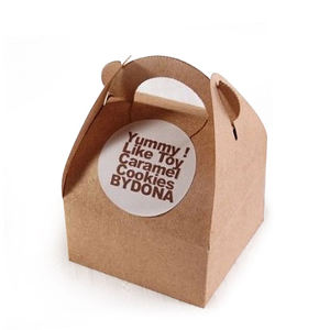 Boîtes biodégradables imprimées personnalisées à emporter Boîte d'emballage en carton ondulé Boîte de papier à sandwich kraft réutilisable avec logo - Product Image 3